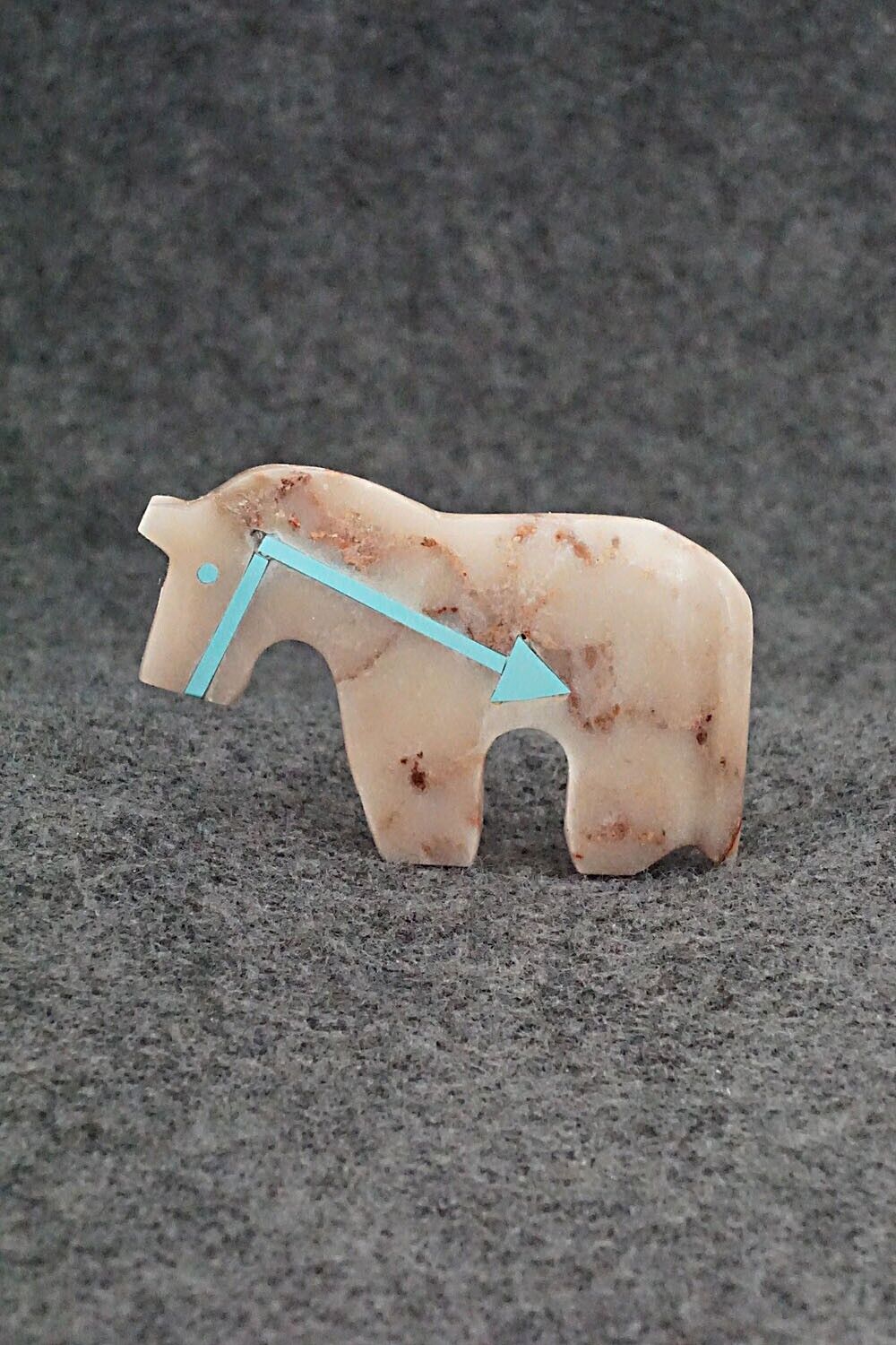 Horse Zuni Fetish Carving - Bernard Laiwakete