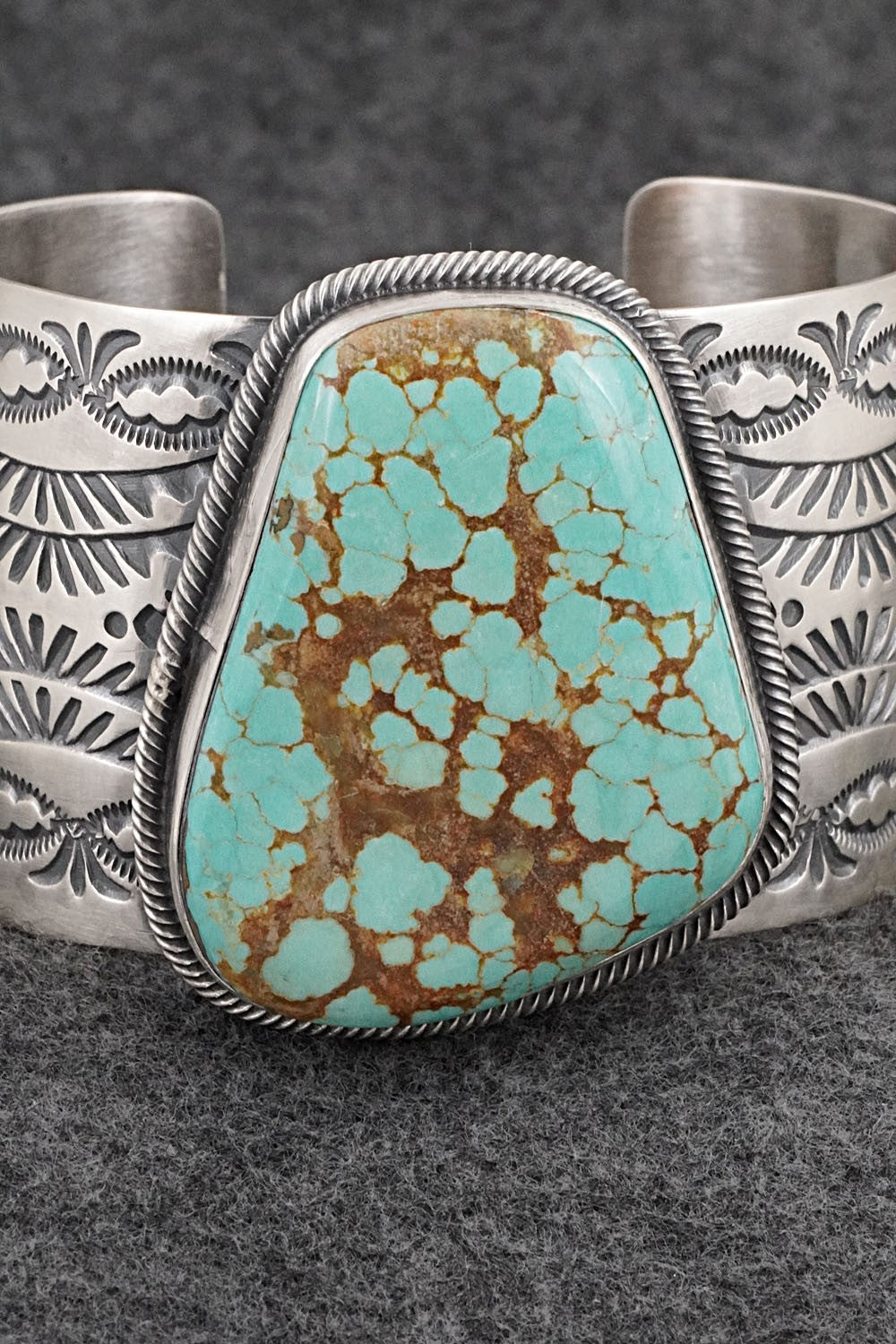 Turquoise & Sterling Silver Bracelet - Mark Yazzie