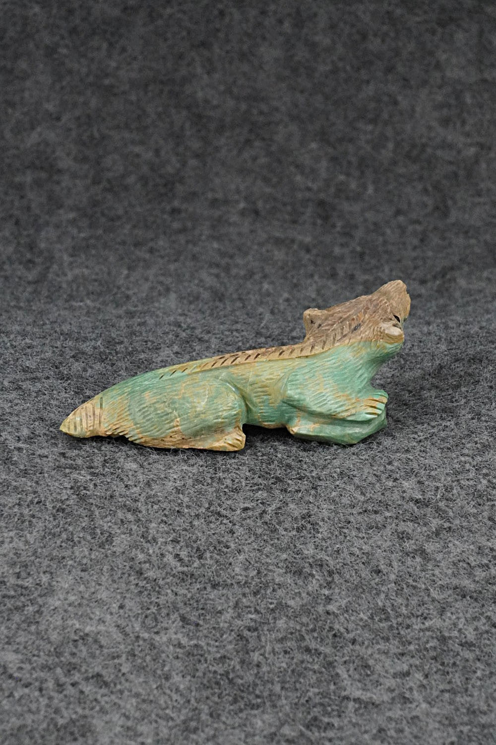 Badger Zuni Fetish Carving - Lance Cheama