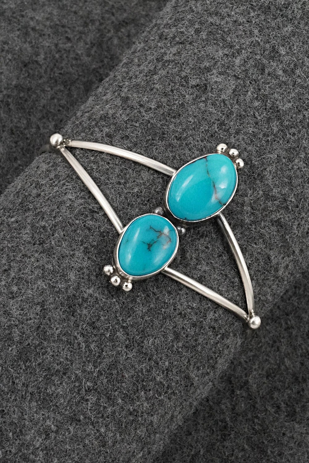 Turquoise & Sterling Silver Bracelet - Rena Begay