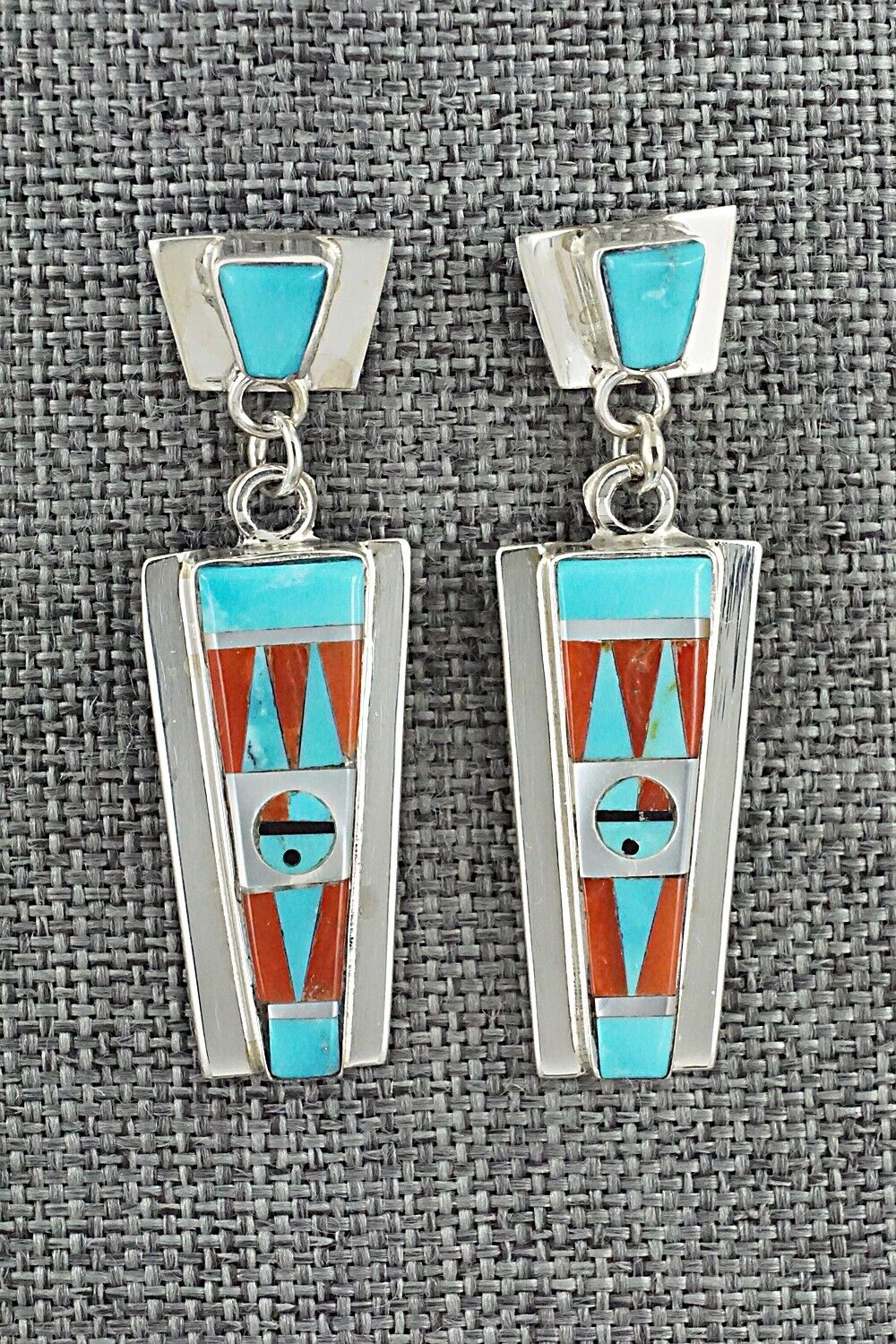 Multi-Stone & Sterling Silver Earrings - Patty Edaakie