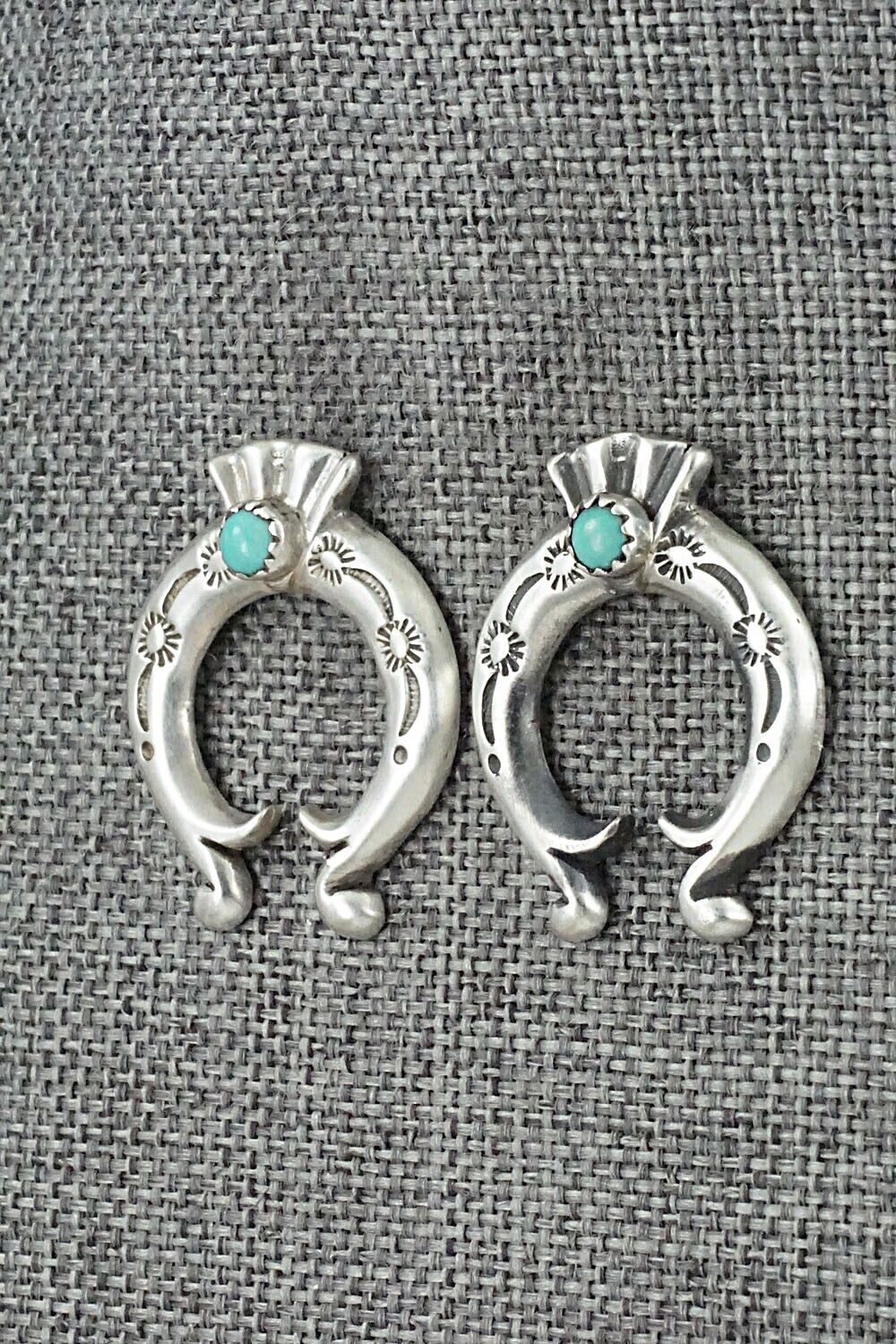 Turquoise & Sterling Silver Earrings - Paige Gordon