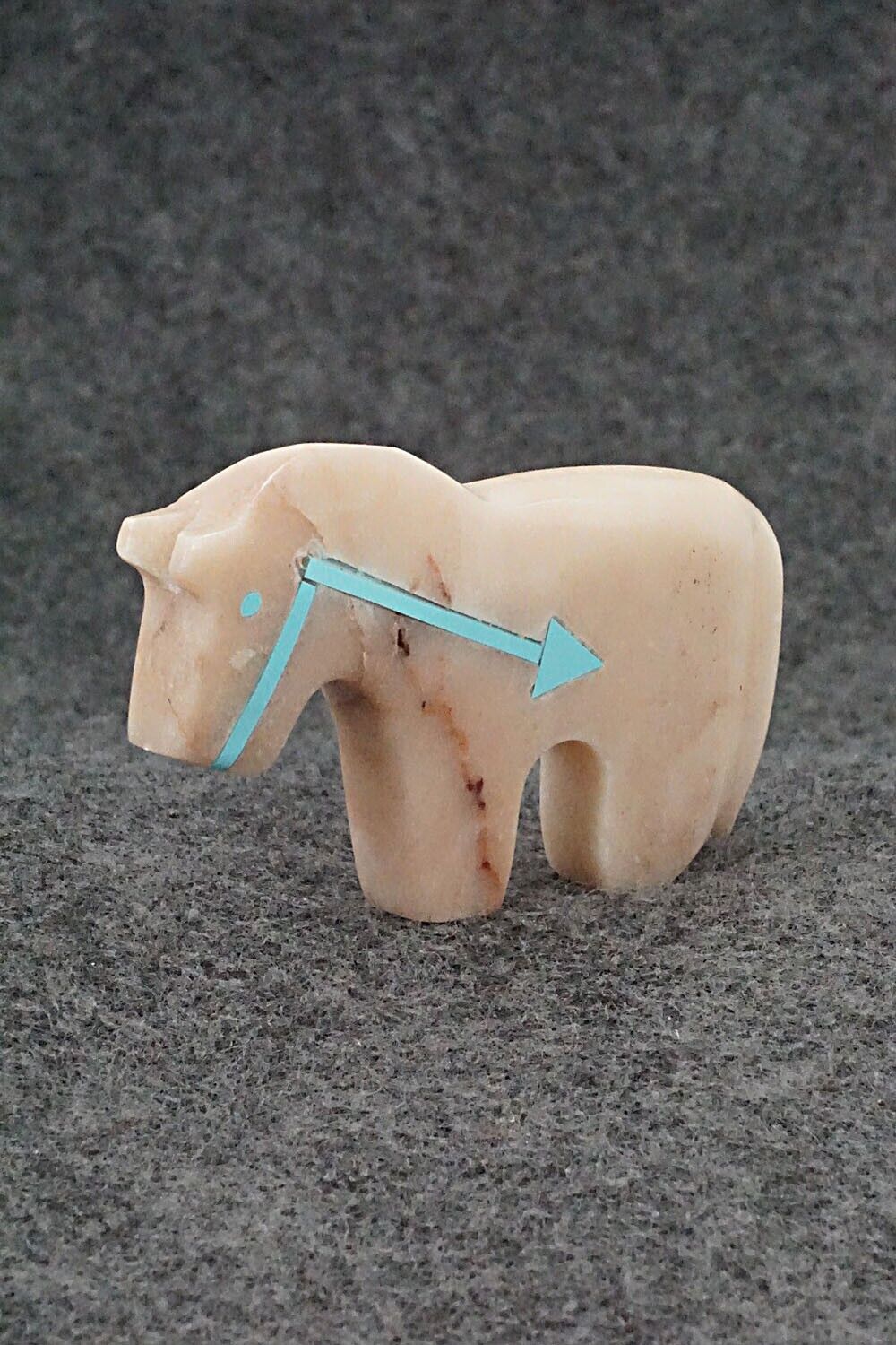 Horse Zuni Fetish Carving - Bernard Laiwakete