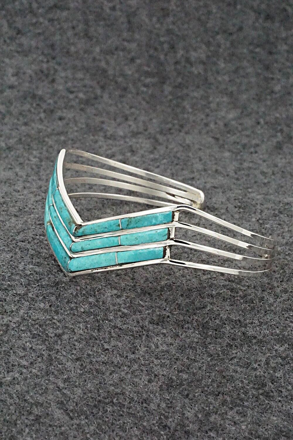 Turquoise & Sterling Silver Bracelet - Jamie Johnson