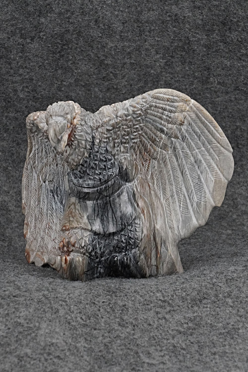 Eagle Dancer Zuni Fetish Carving - Terrance Panteah