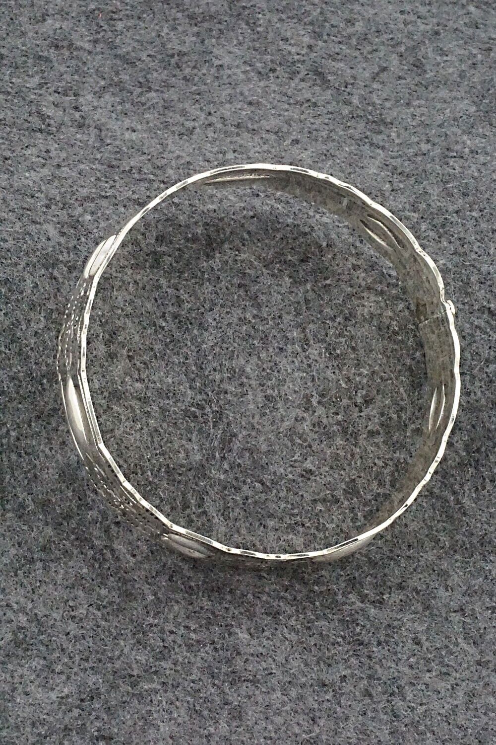 Sterling Silver Bangle Bracelet - Jeremy Delgarito