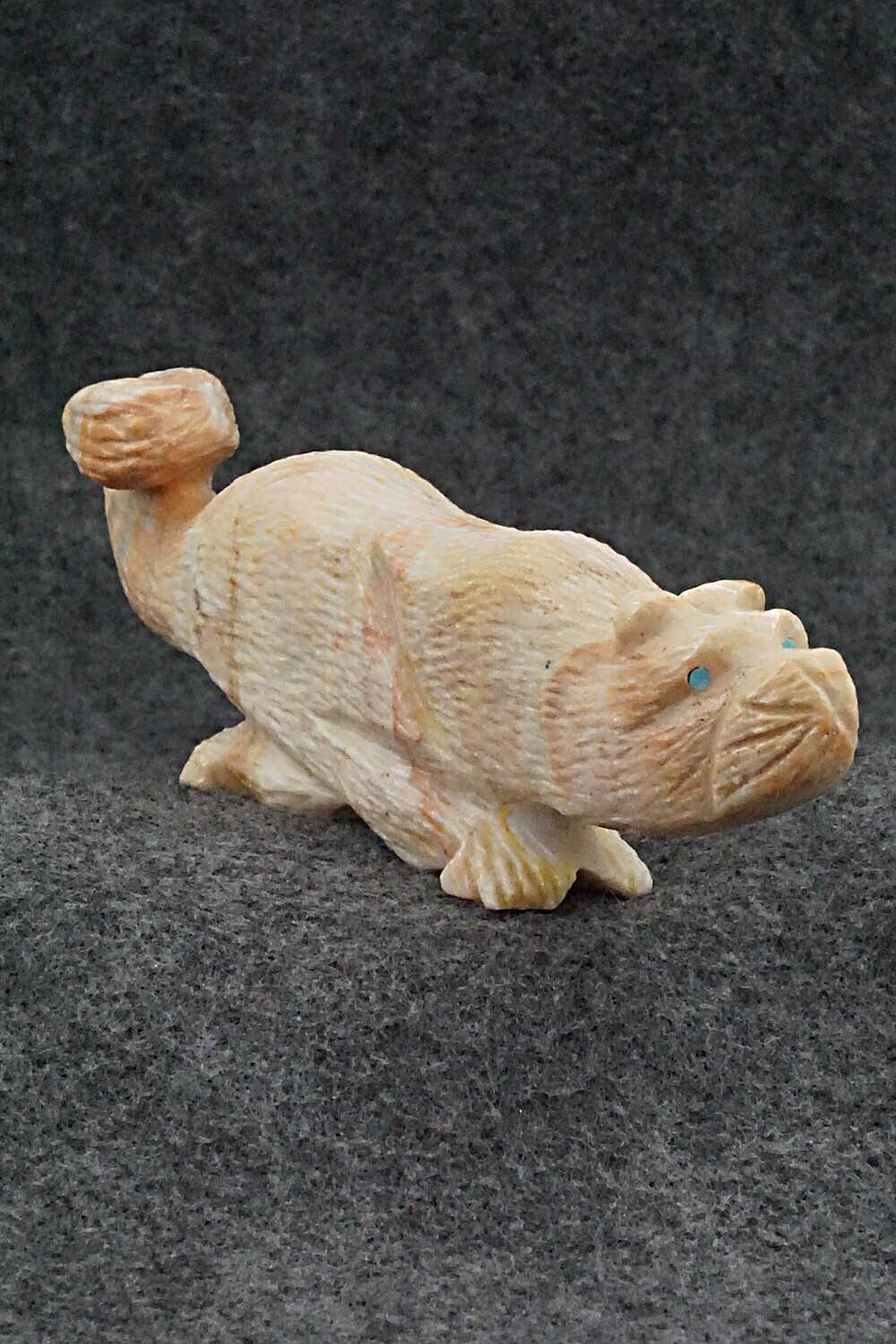 Mountain Lion Zuni Fetish Carving - Tony Mackel