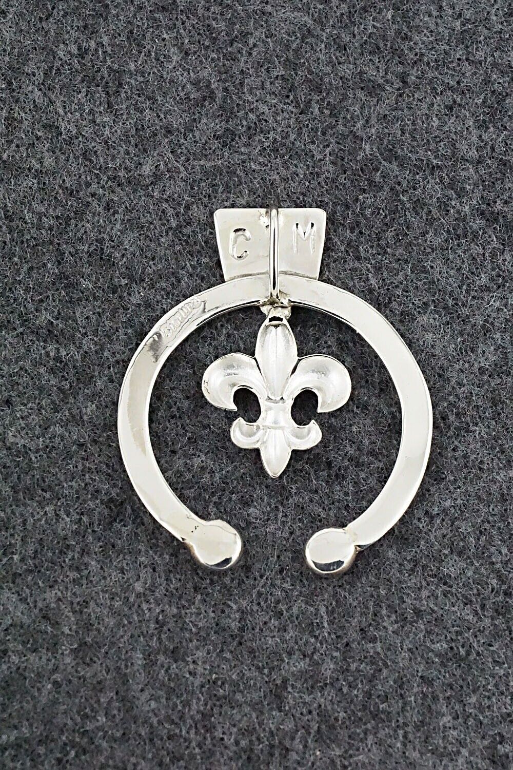 Sterling Silver Naja Pendant - Curtis Manygoats