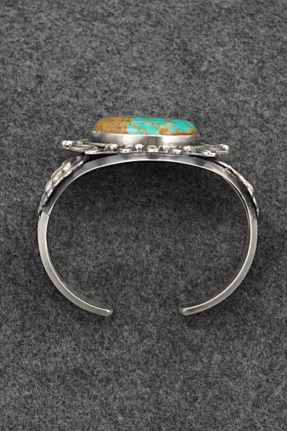 Turquoise & Sterling Silver Bracelet - Raymond Delgarito