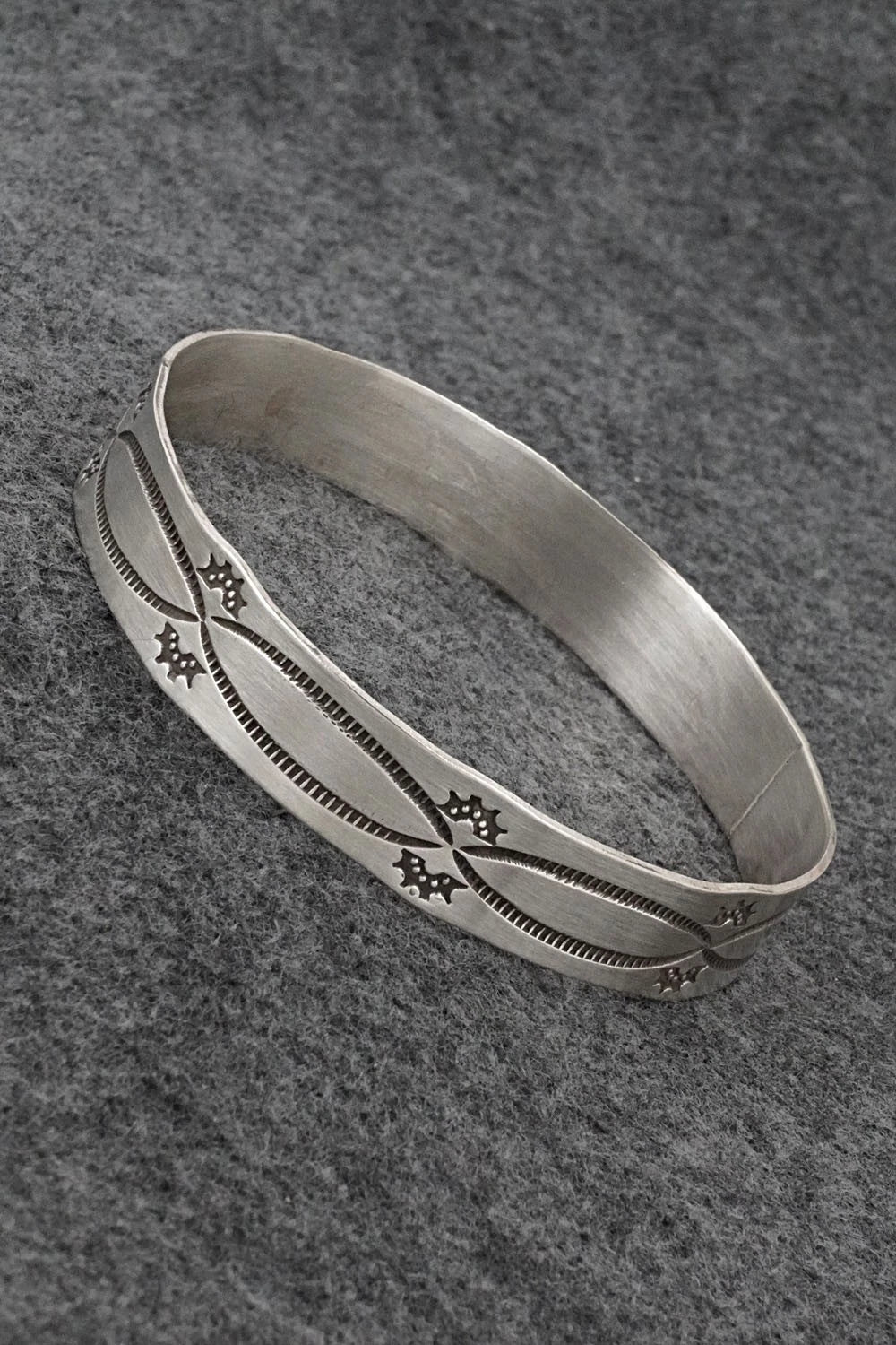 Sterling Silver Bangle Bracelet - Jerry Sandoval