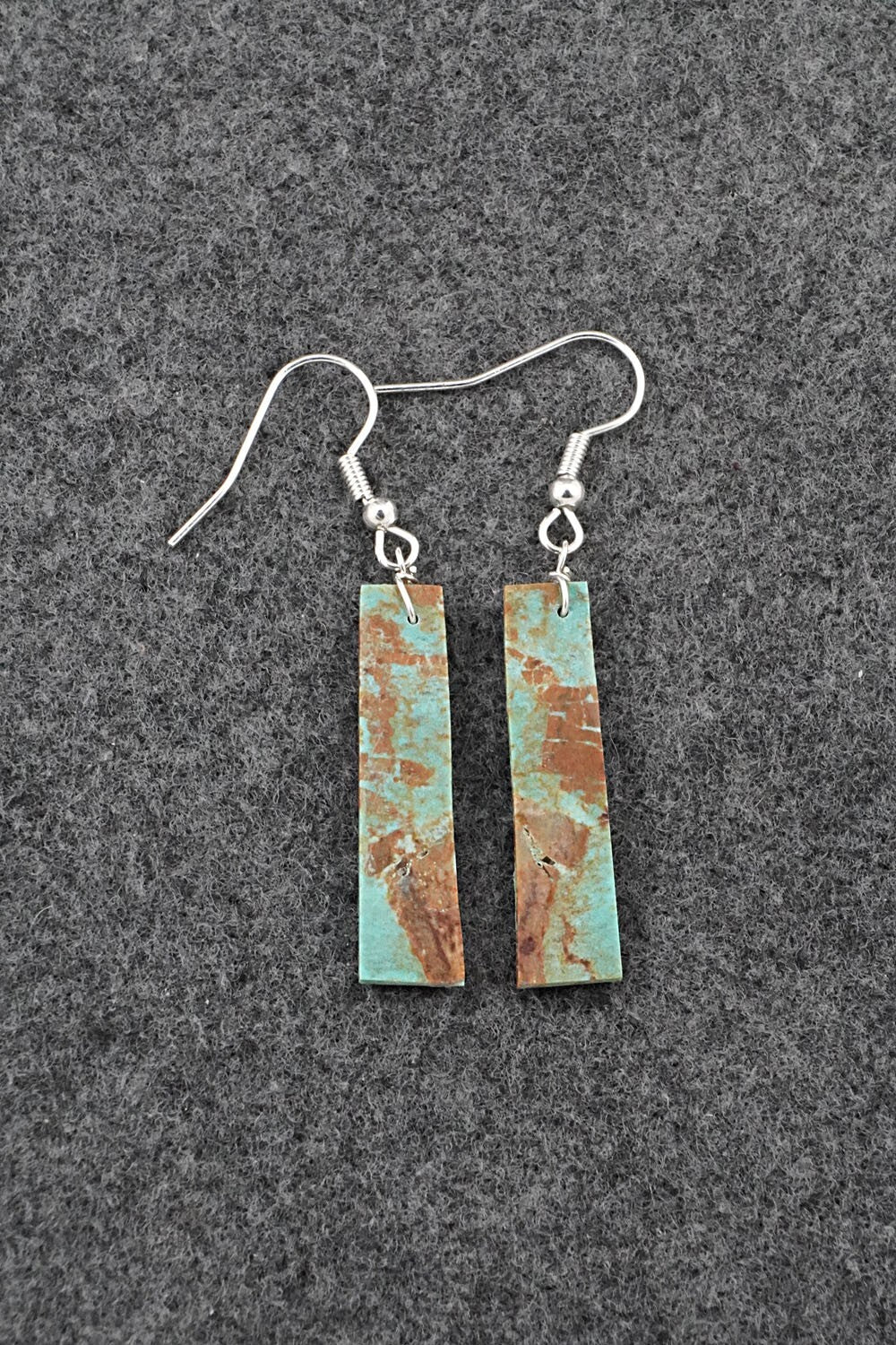 Turquoise & Sterling Silver Earrings - Tammy Nolcot