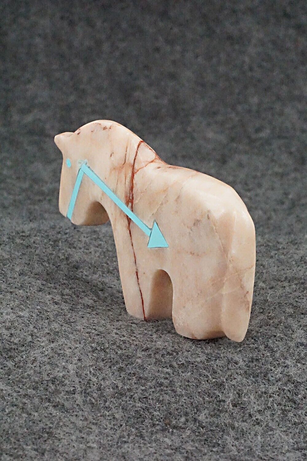 Horse Zuni Fetish Carving - Bernard Laiwakete