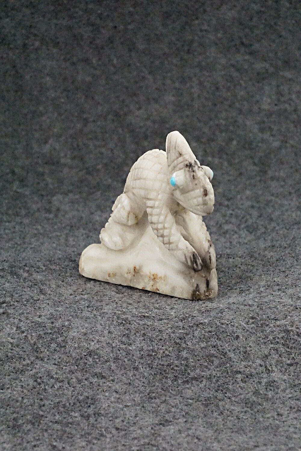 Iguana Zuni Fetish Carving - Cody Cheama