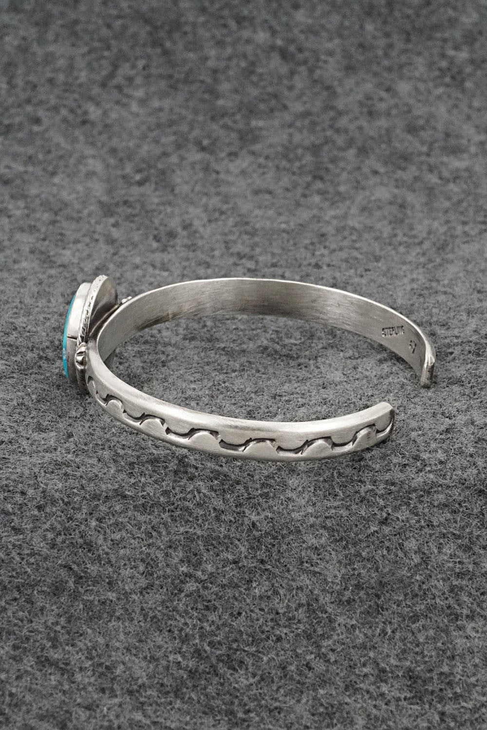 Turquoise & Sterling Silver Bracelet - Samuel Yellowhair