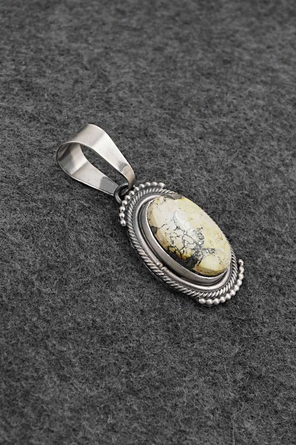 Variscite & Sterling Silver Pendant - Darrin Livingston