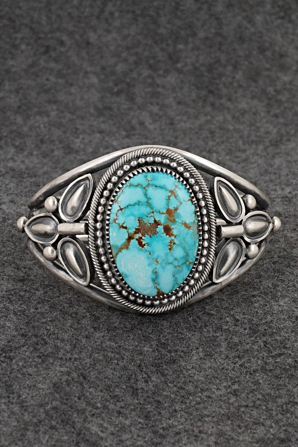 Turquoise & Sterling Silver Bracelet - Mark Yazzie