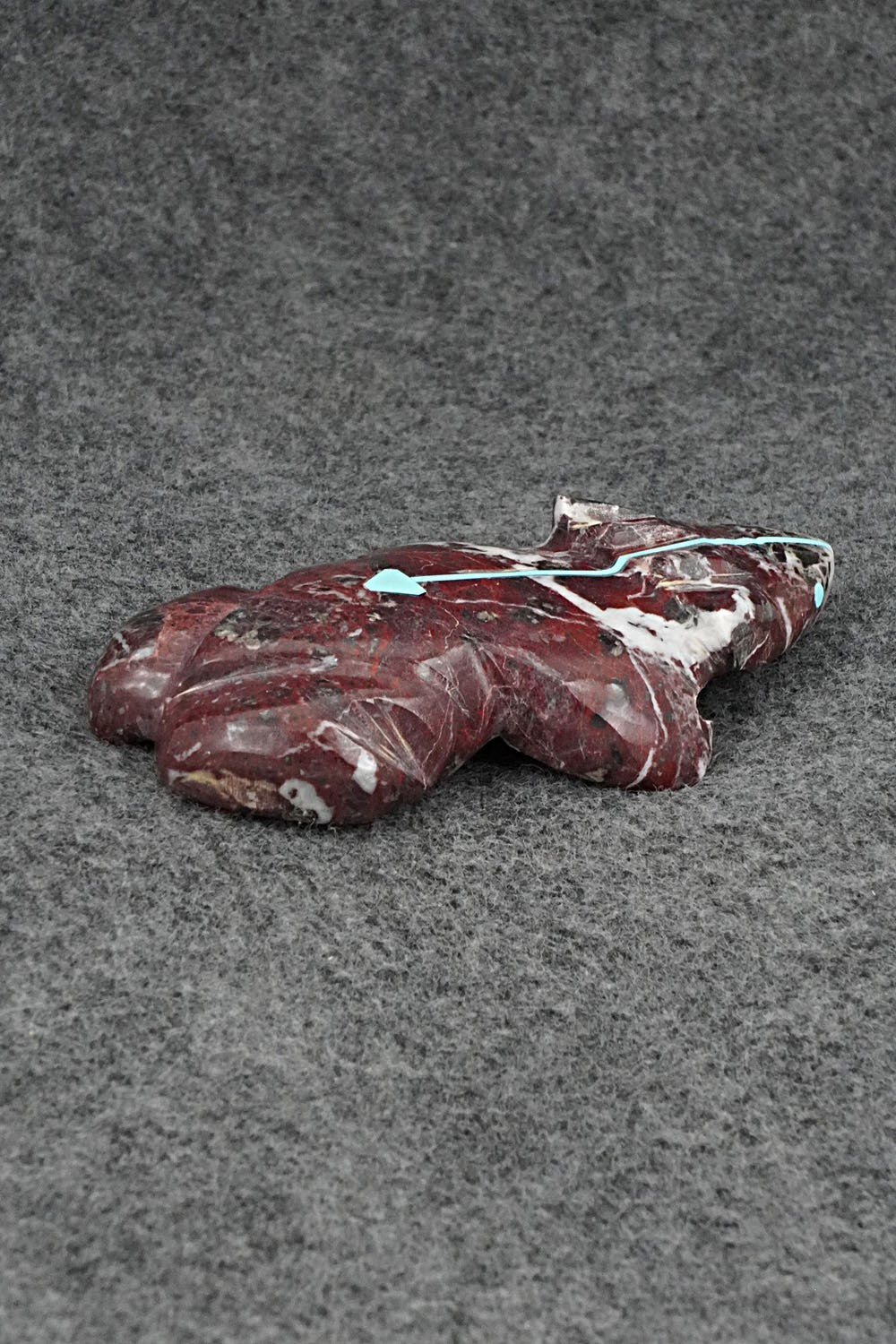 Horned Toad Zuni Fetish Carving - Kenric Laiwakete