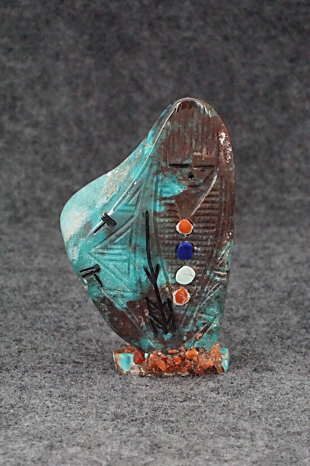 Corn Maiden Zuni Fetish Carving - Gloria Chattin