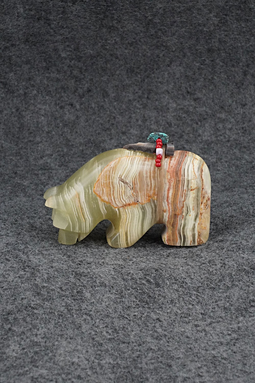 Bear Zuni Fetish Carving - Douglas Martza