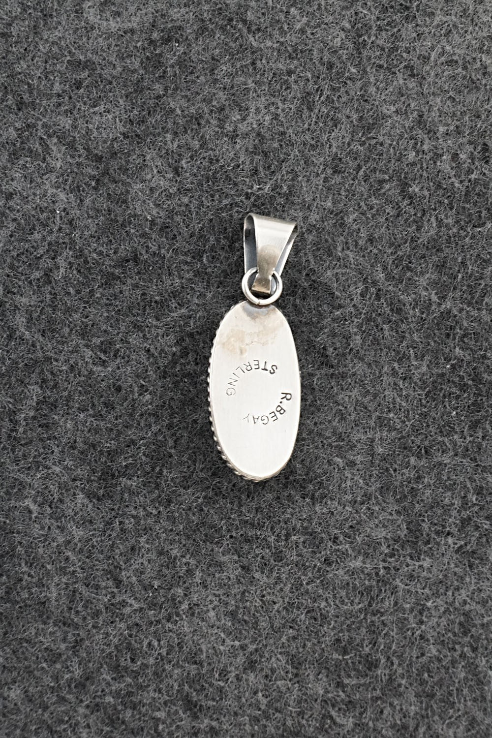 Turquoise & Sterling Silver Pendant - Rena Begay