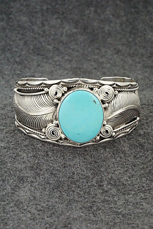 Turquoise & Sterling Silver Bracelet - Darrell Morgan