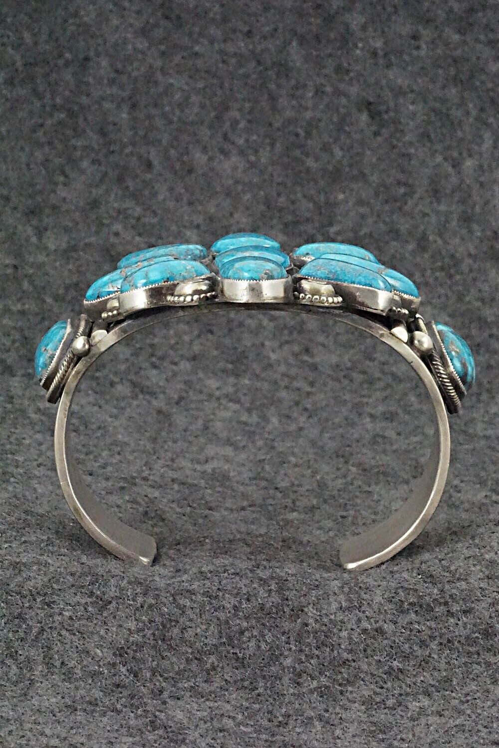 Turquoise and Sterling Silver Bracelet - Calvin Martinez