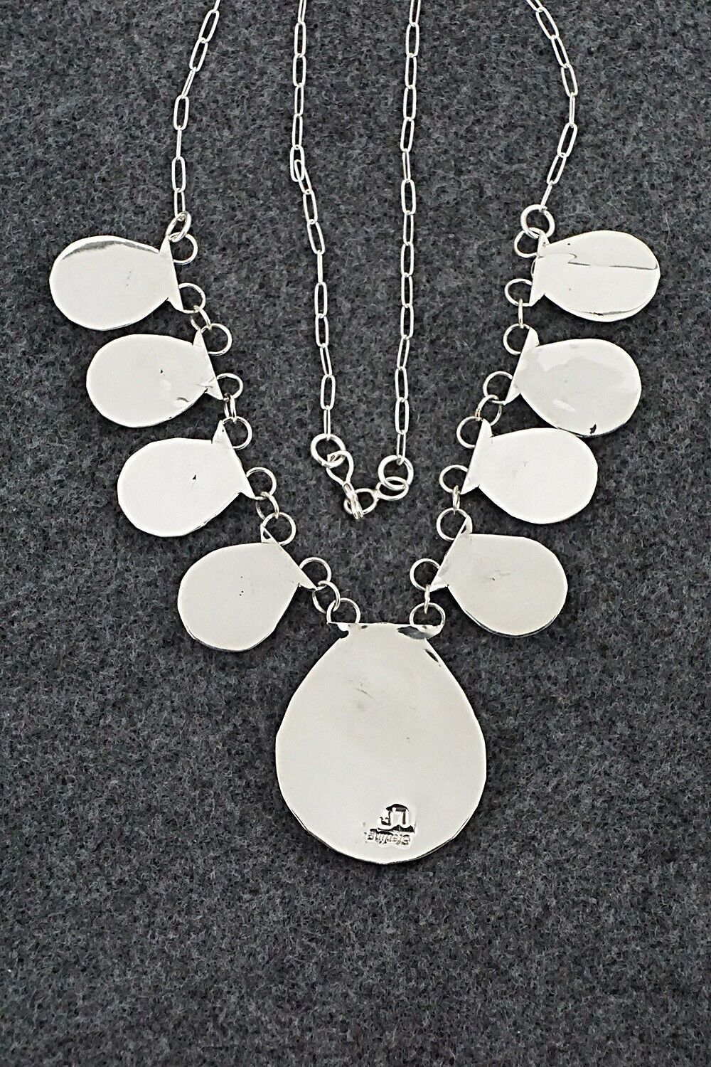 Turquoise & Sterling Silver Necklace - Leroy Parker