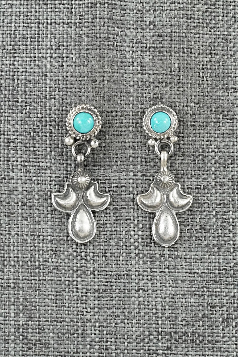 Turquoise & Sterling Silver Earrings - Sharon McCarthy
