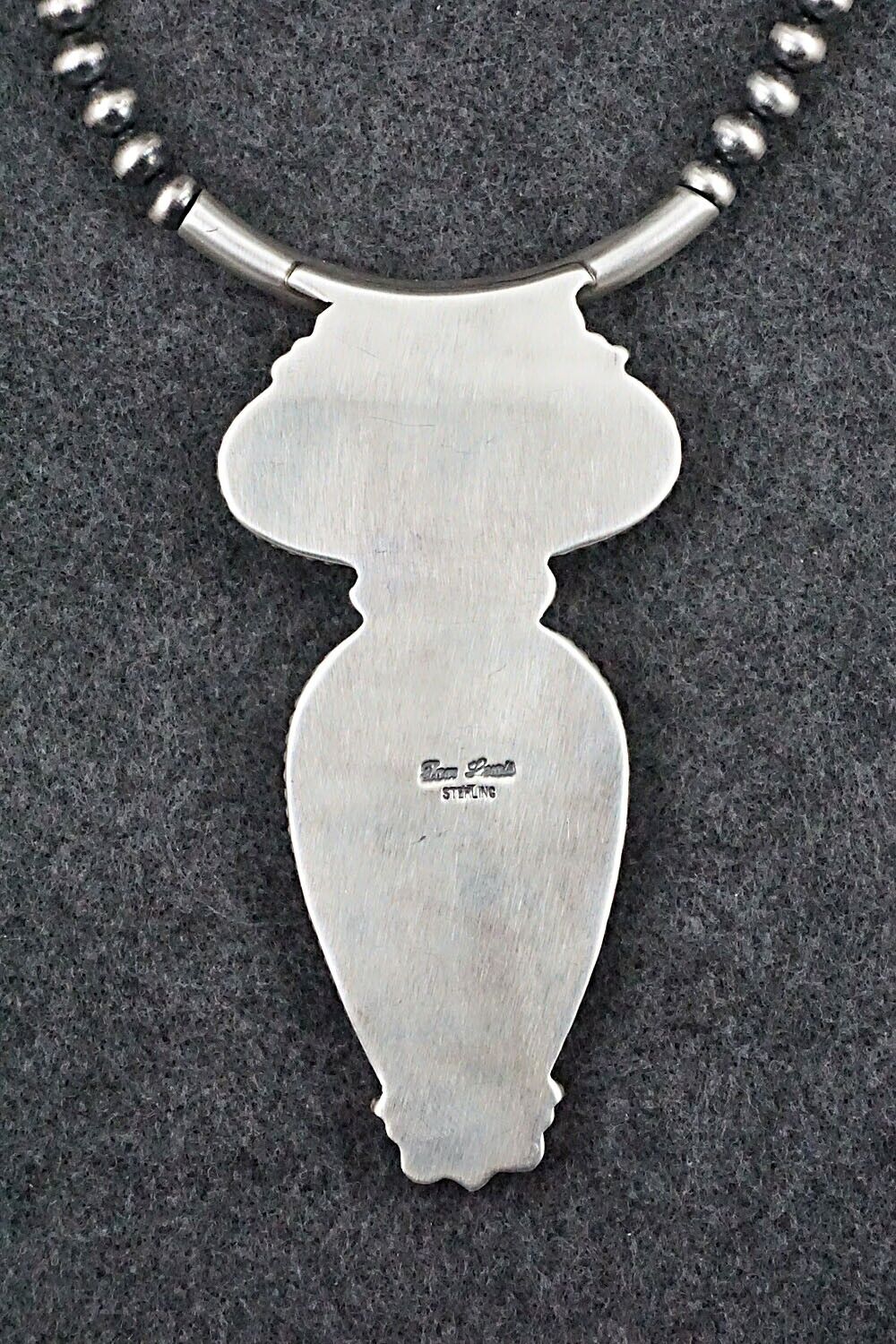 Variscite & Sterling Silver Necklace - Tom Lewis