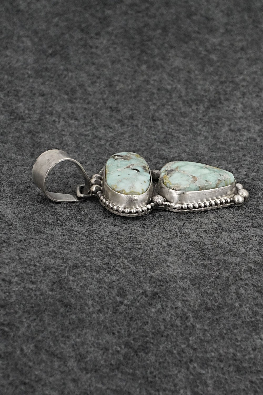 Variscite & Sterling Silver Pendant - Bobby Johnson