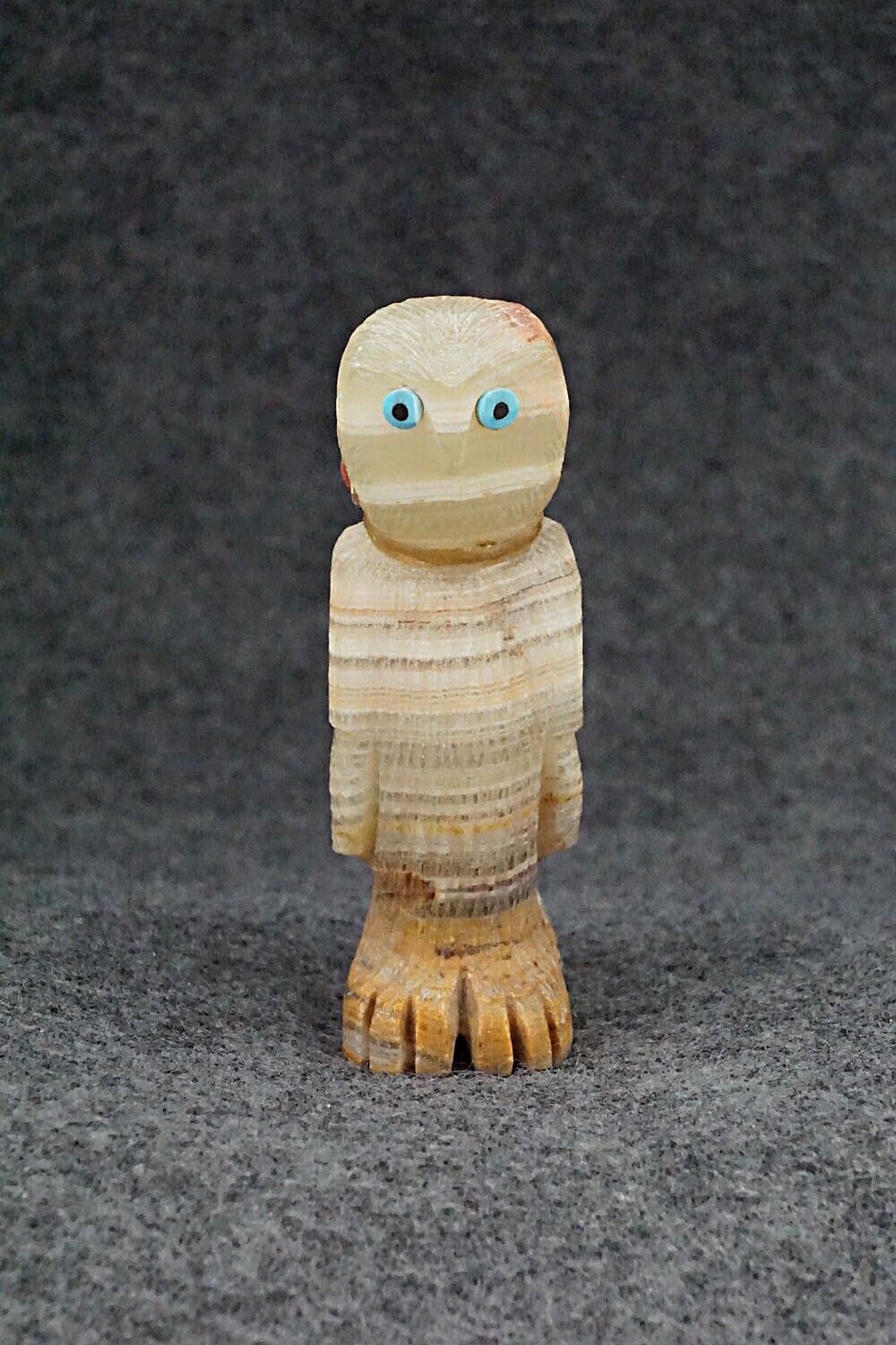 Owl Zuni Fetish Carving - Douglas Martza