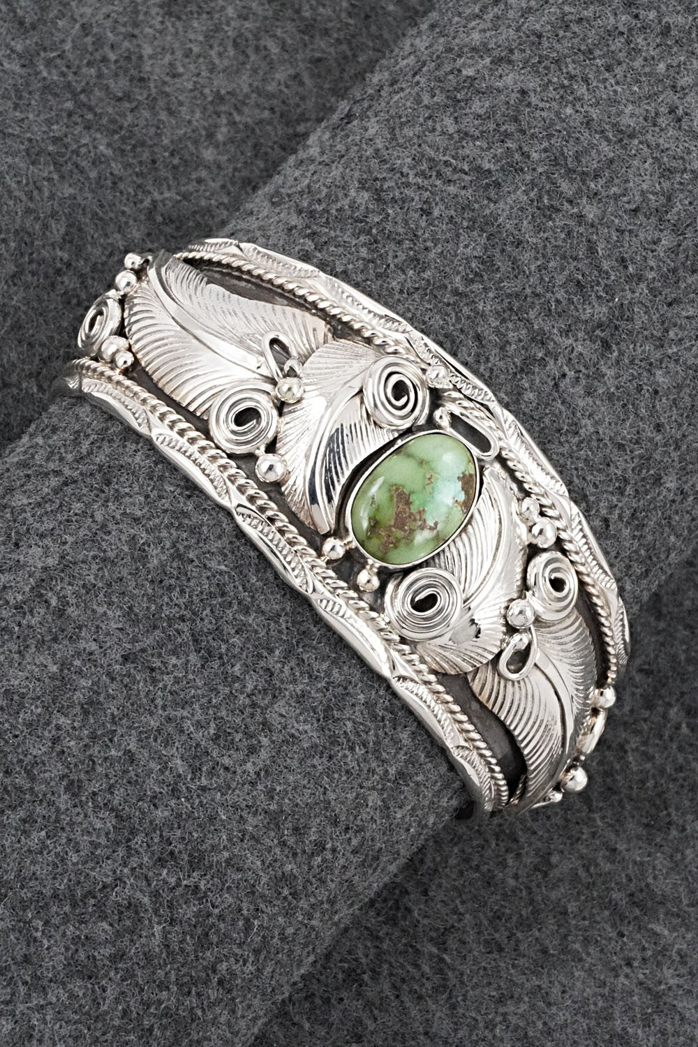 Turquoise & Sterling Silver Bracelet - Darrell Morgan