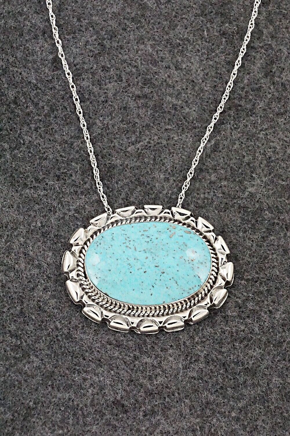 BIG TURQUOISE Sterling silver pendent purchases