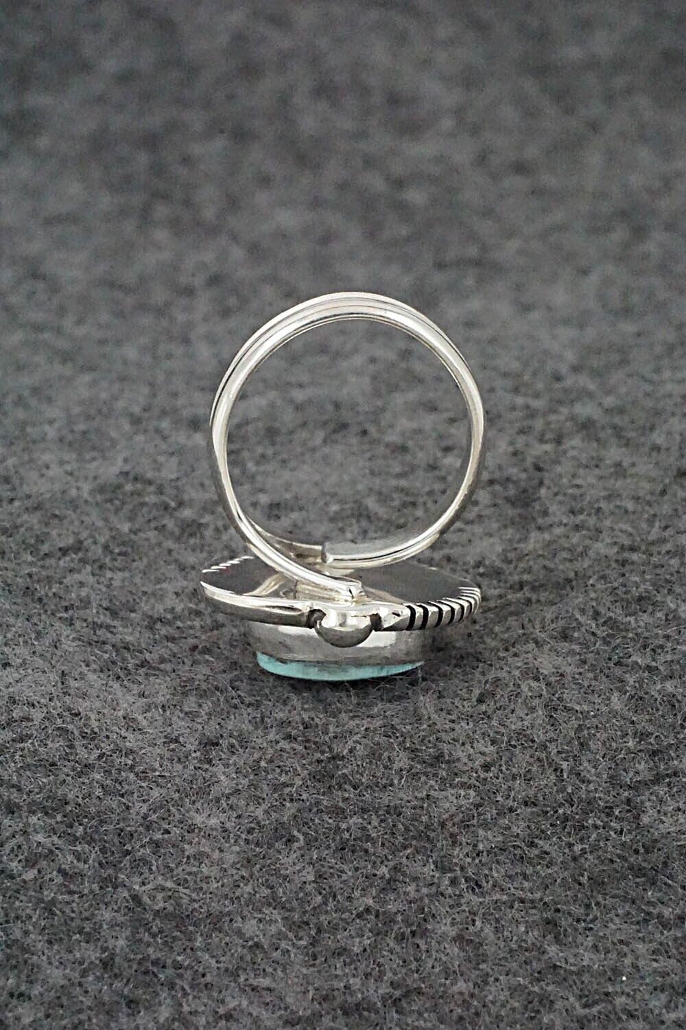 Turquoise & Sterling Silver Ring - Joelias Draper - Size 7 Adj.