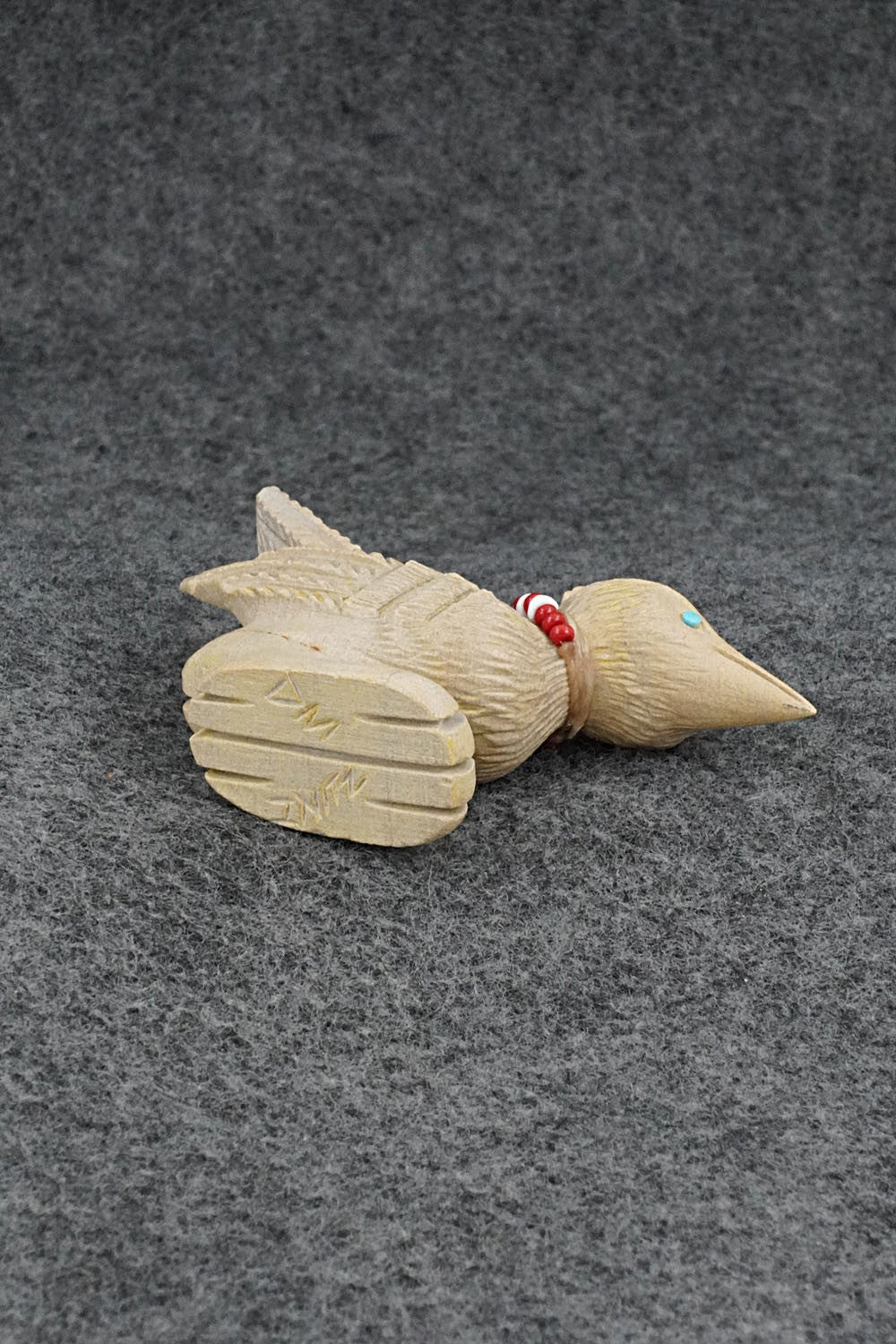Roadrunner Zuni Fetish Carving - Douglas Martza