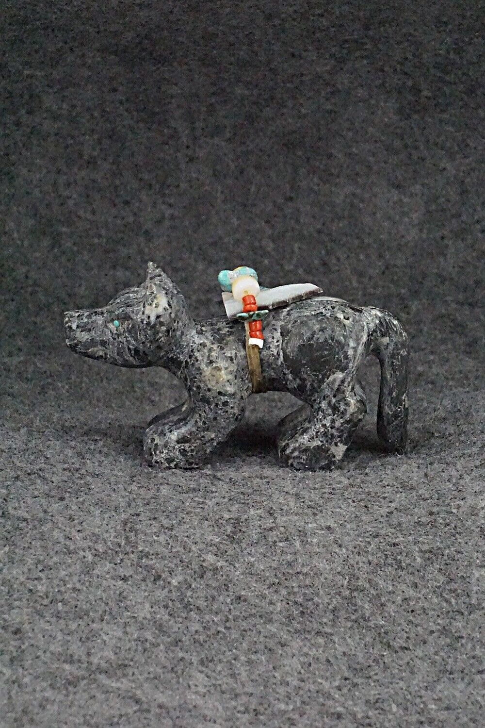 Wolf Zuni Fetish Carving - Douglas Martza