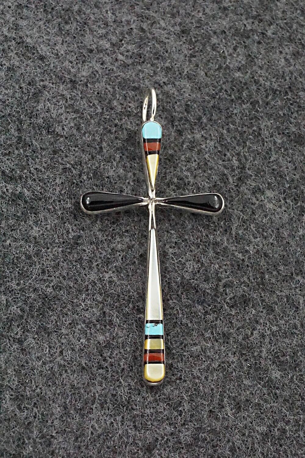 Multi-Stone & Sterling Silver Pendant - Sylvester Noche