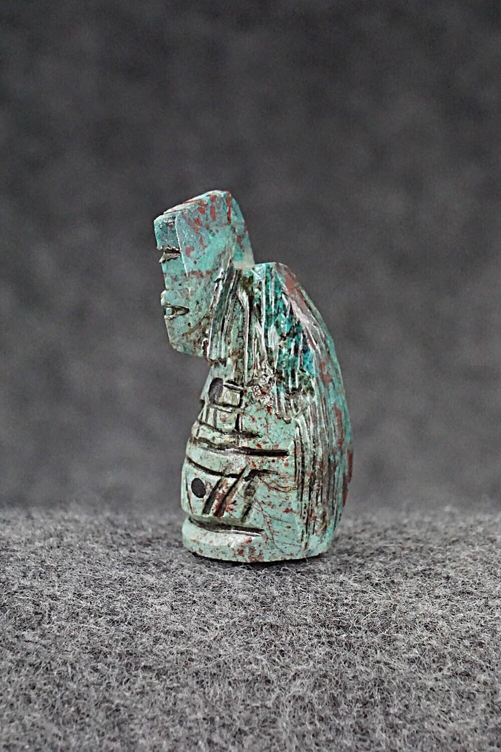 Corn Maiden Zuni Fetish Carving - Carl Etsate