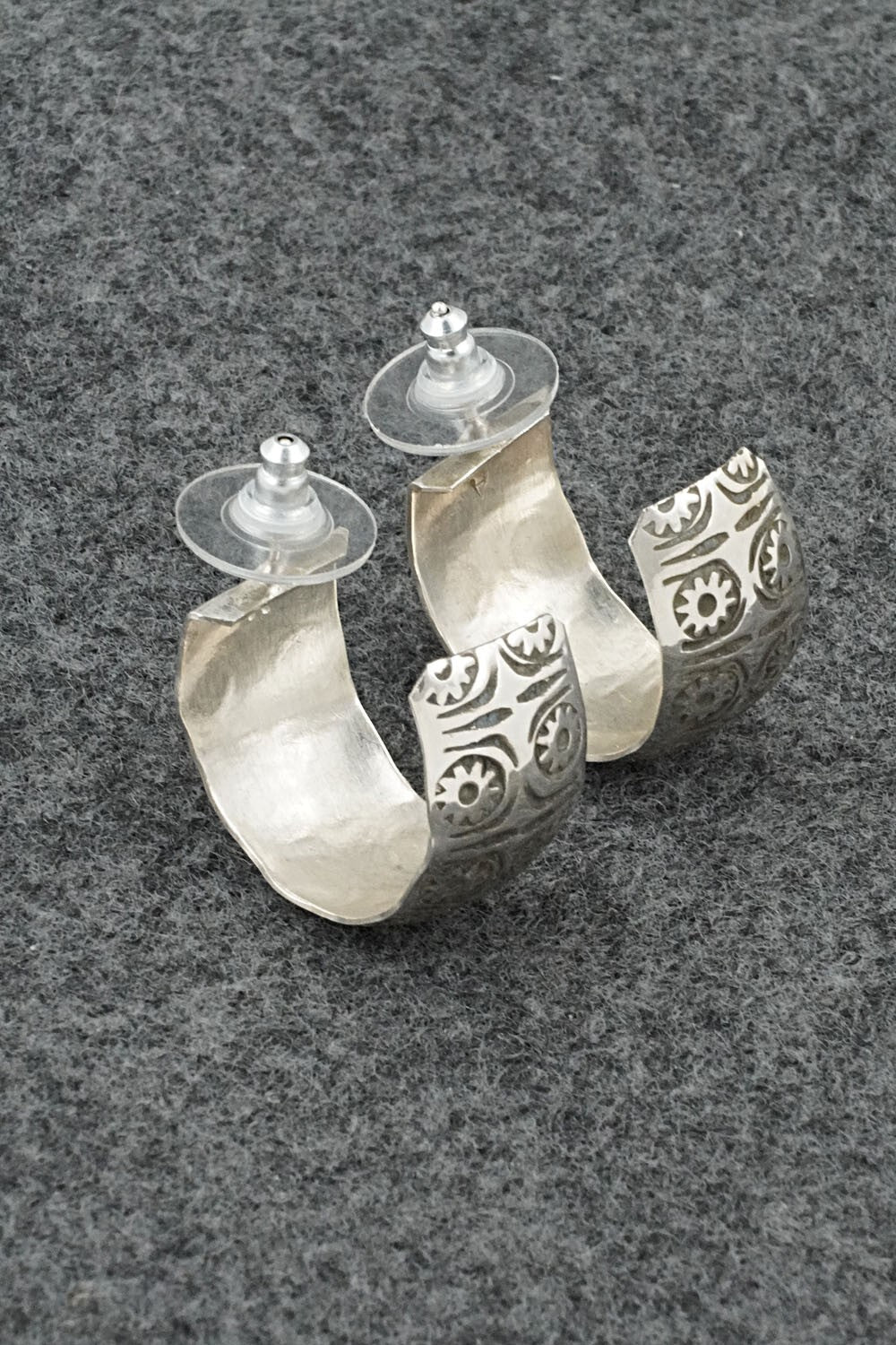 Sterling Silver Hoop Earrings - Nora Ashley