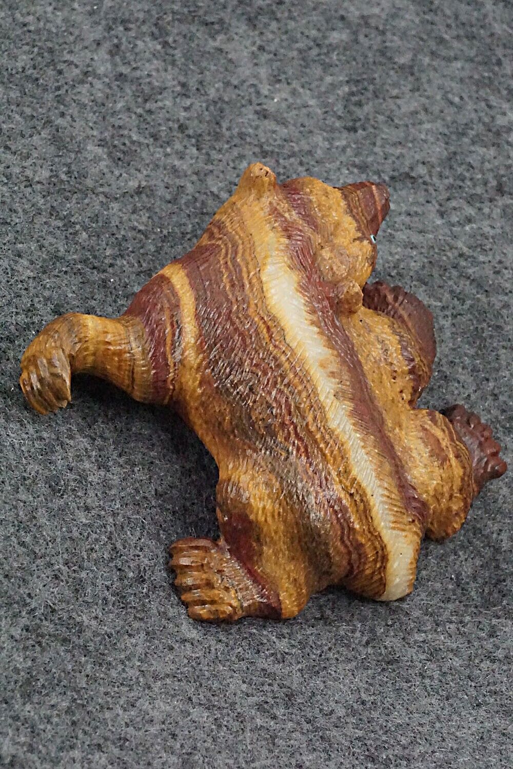 Badger Zuni Fetish Carving - Travis Lasiloo
