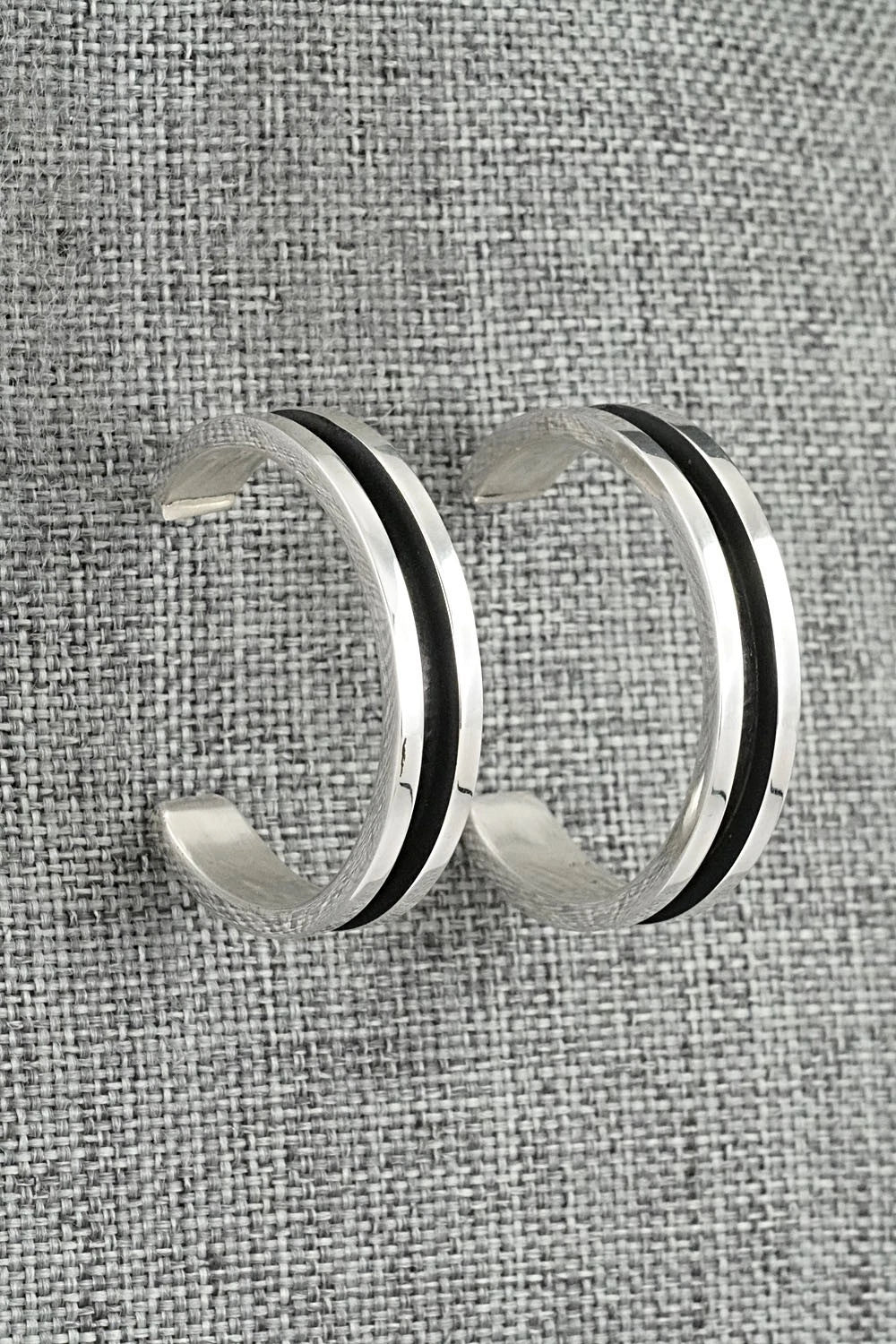 Sterling Silver Hoop Earrings - Tom Hawk