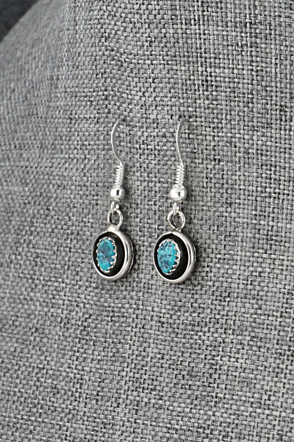 Turquoise & Sterling Silver Squash Blossom Set - Phil Garcia
