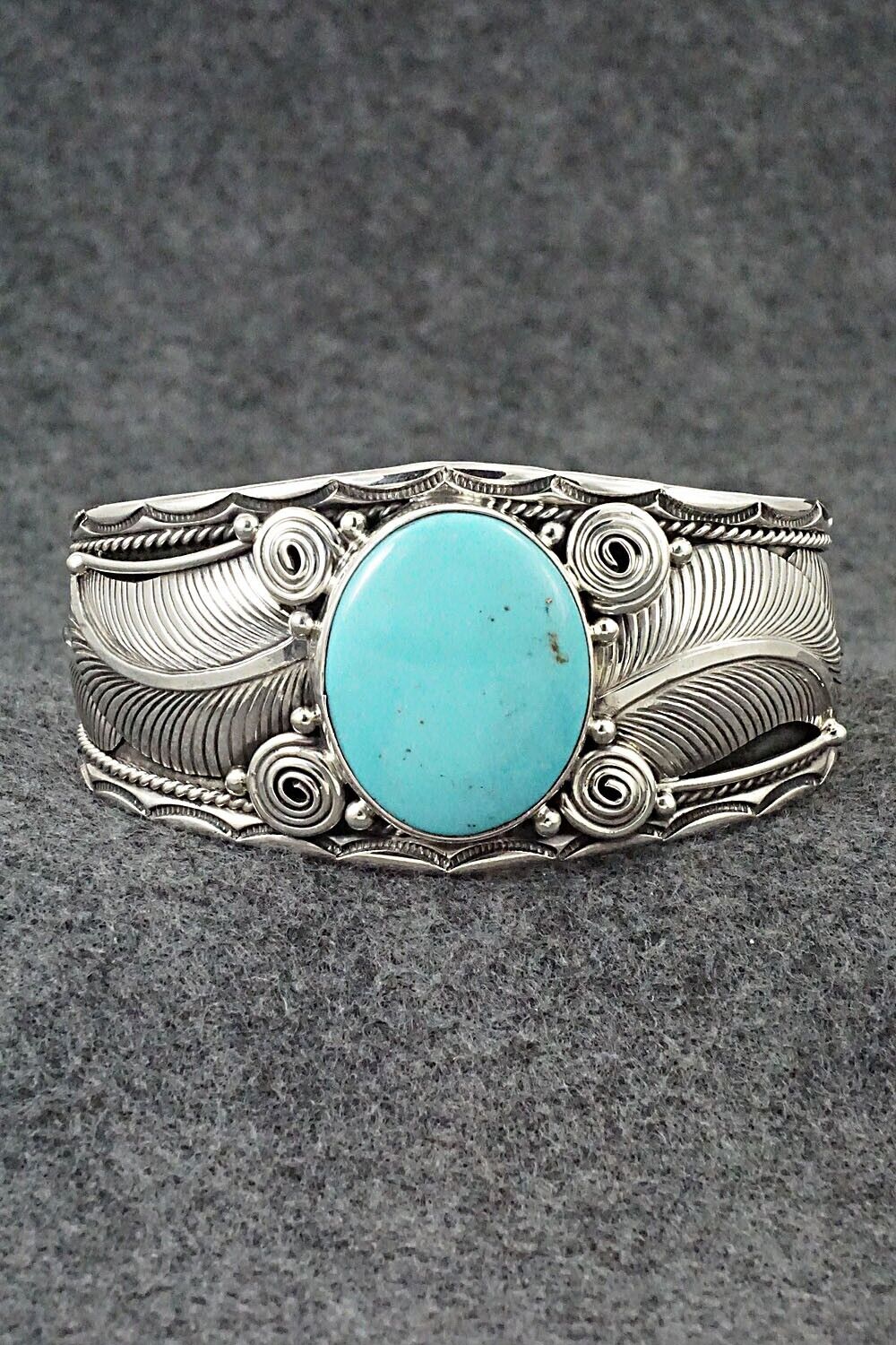 Turquoise & Sterling Silver Bracelet - Darrell Morgan