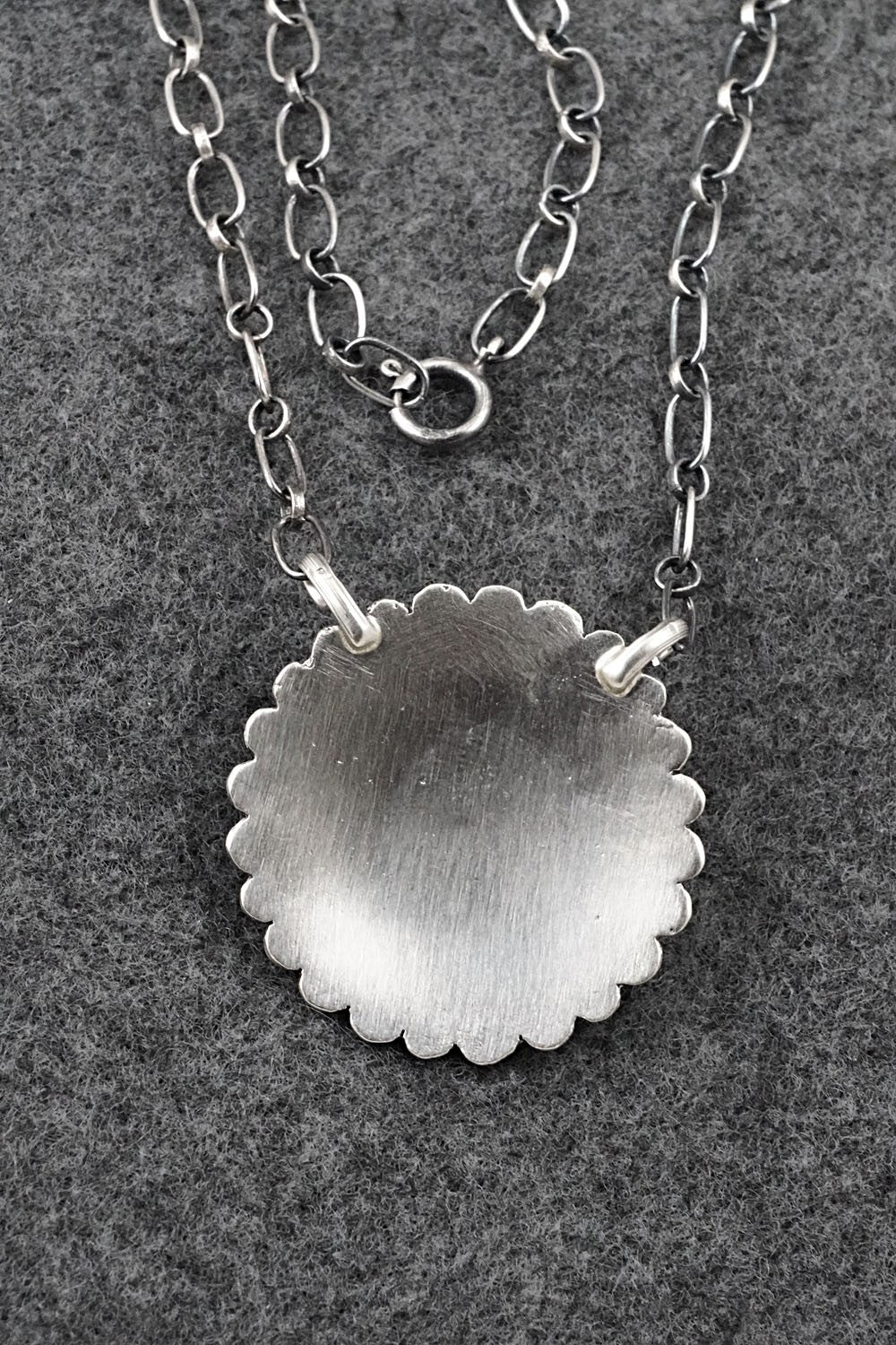 Turquoise & Sterling Silver Necklace - Sheldon Mariano