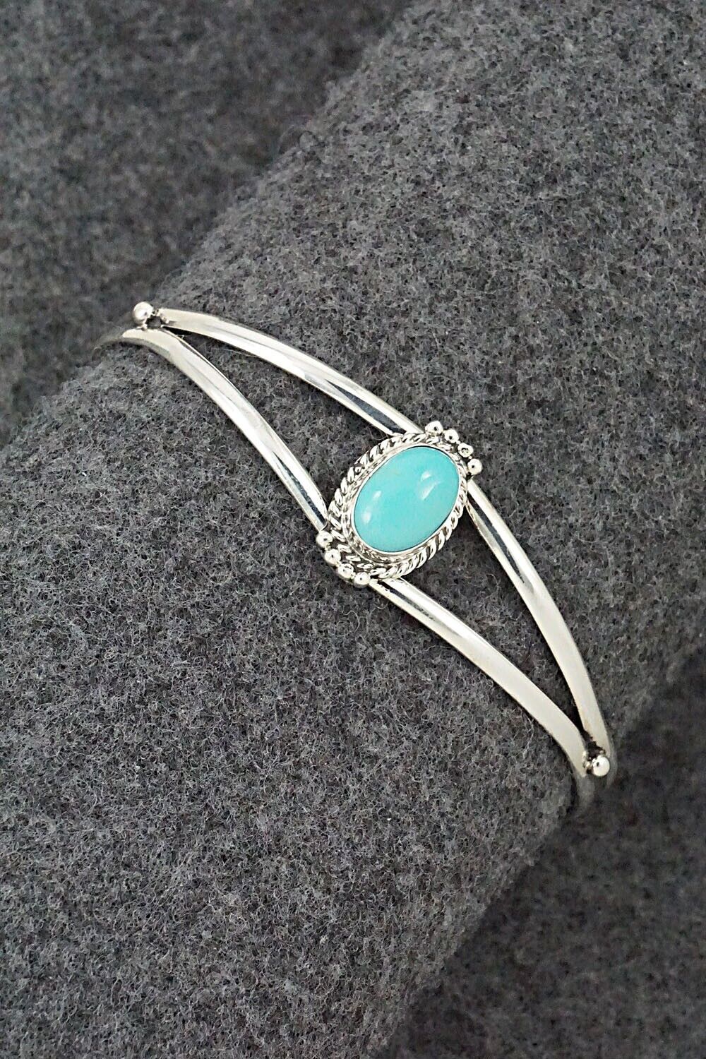 Turquoise & Sterling Silver Bracelet - Jan Mariano