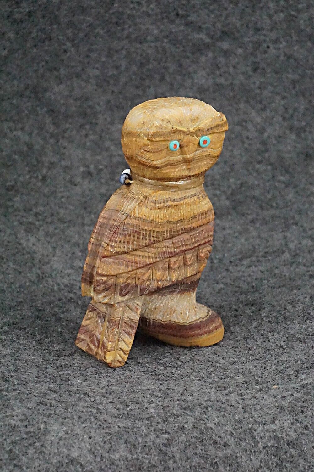 Owl Zuni Fetish Carving - Douglas Martza