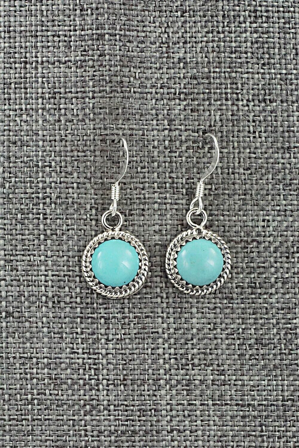 Turquoise & Sterling Silver Earrings - Sharon McCarthy