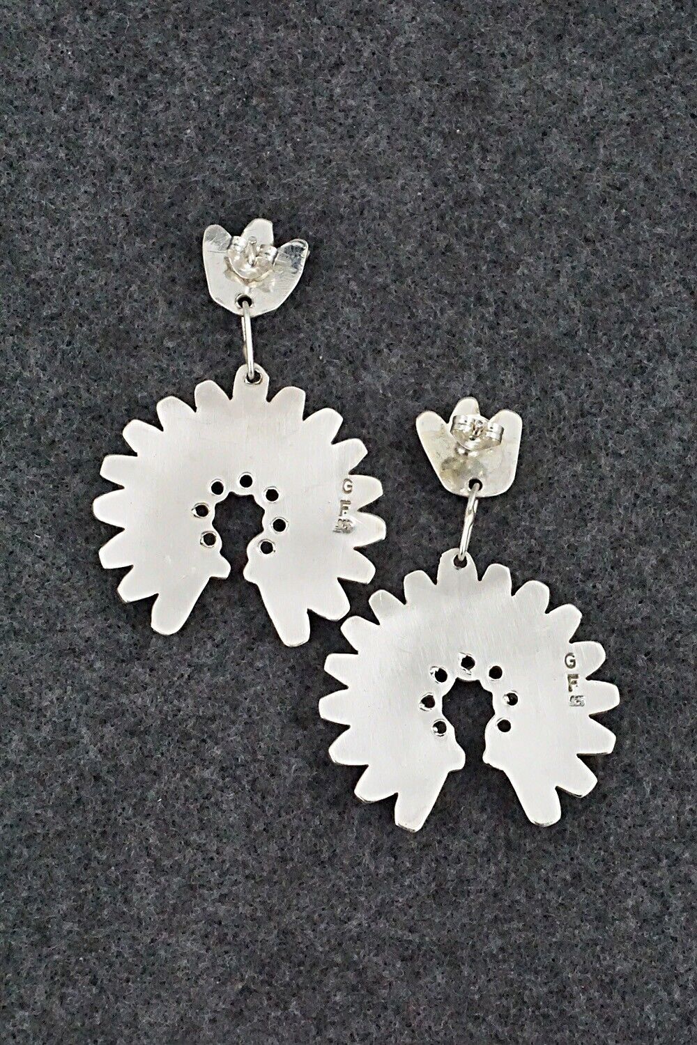 Turquoise & Sterling Silver Earrings - Charlie John