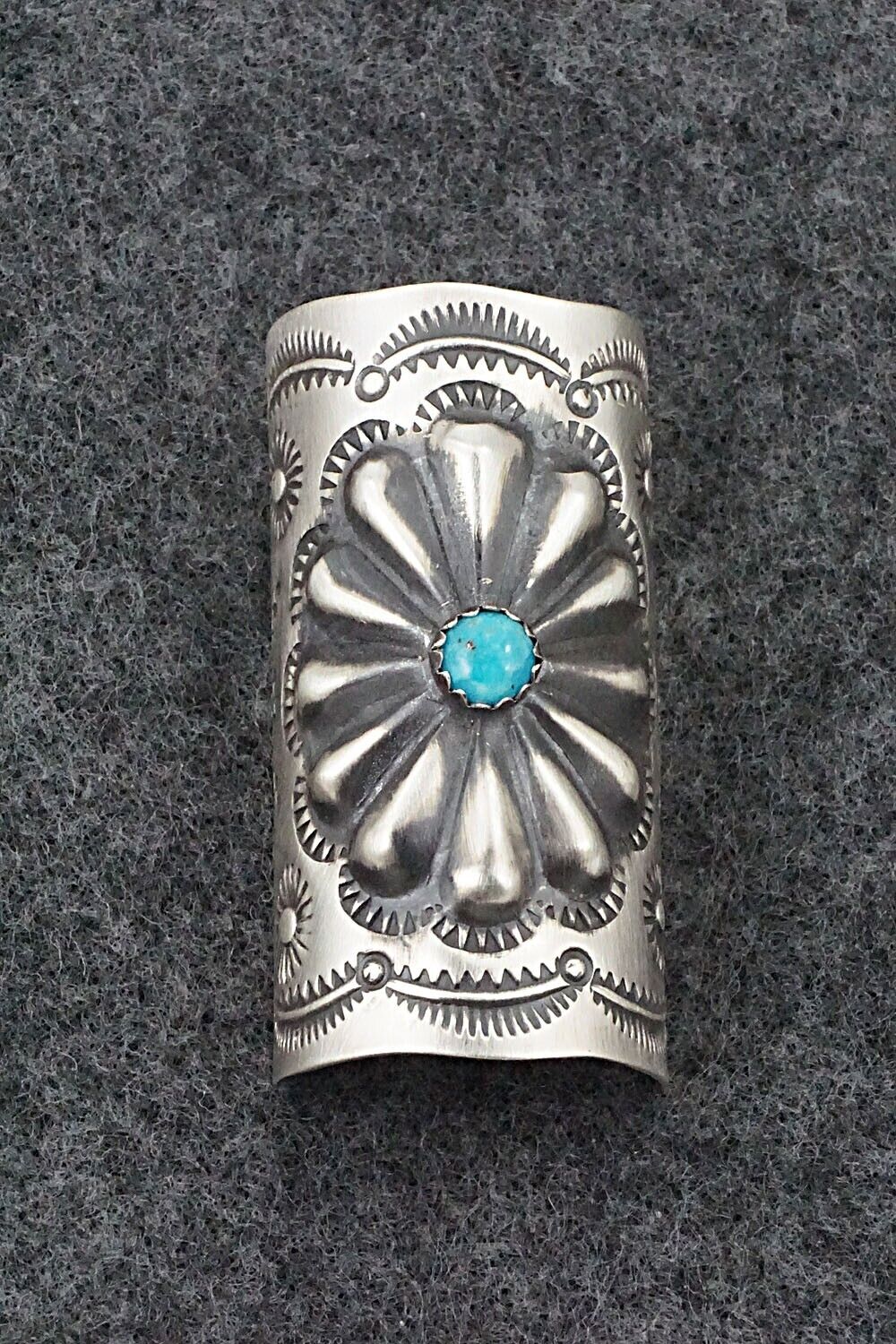 Turquoise & Sterling Silver Hair Pin - Arlene Soce