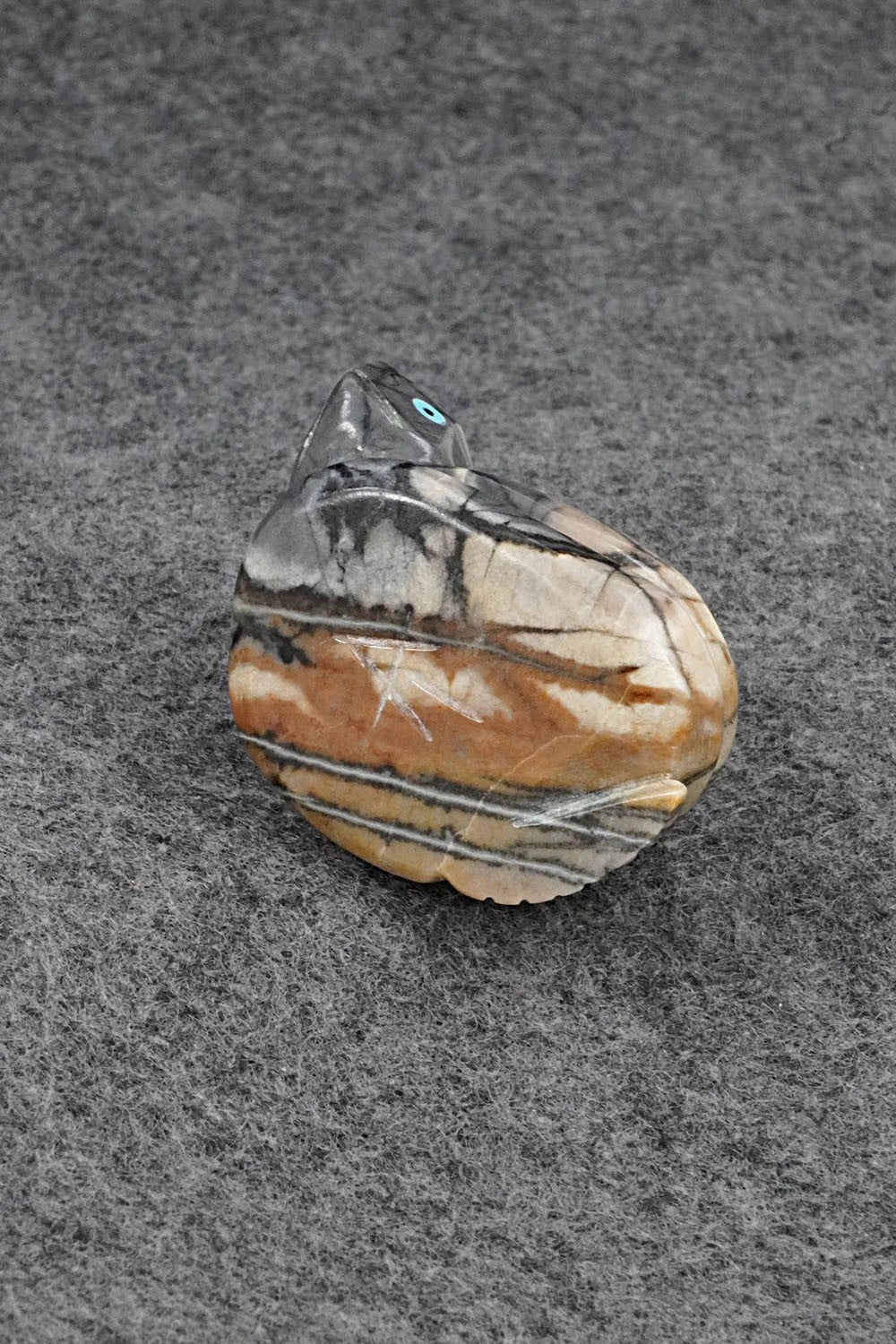 Rattlesnake Zuni Fetish Carving - Alex Tsethlikai